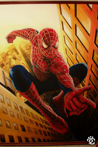 Wall painting by Jamie - Spiderman