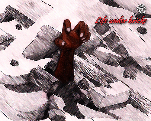 Life under bricks by CJ