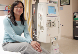 肾脏病患者Arlene Ejercito（非本文病患者），图自http://www.hospitalnews.com