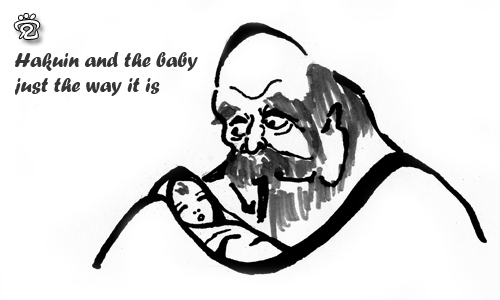 Hakuin and the baby - by CJ