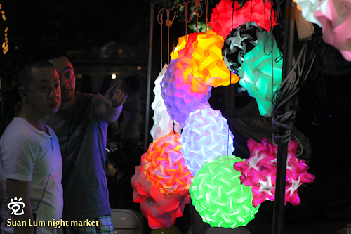 Other tourists were attracted with the lamps