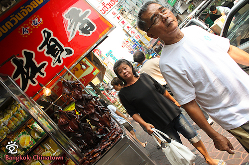The street of Chinatown of Bangkok