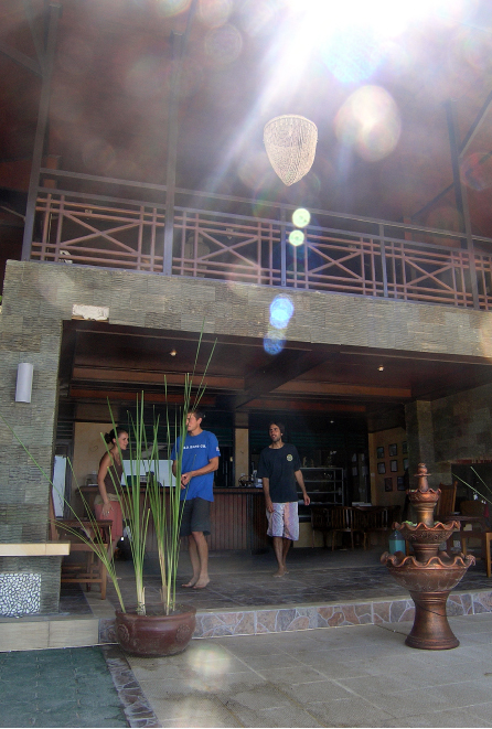 Reception area