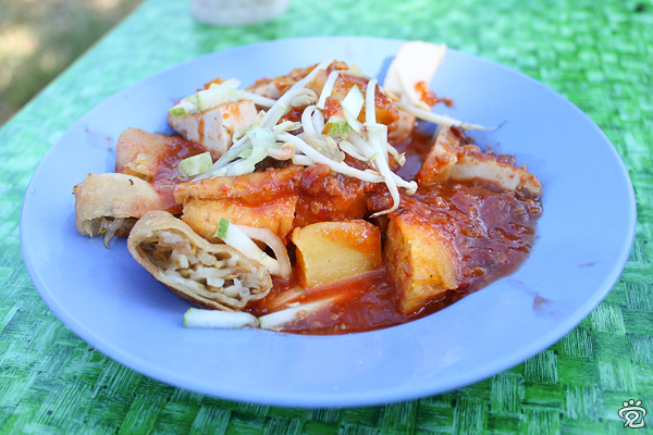 cucur udang, a local malay food