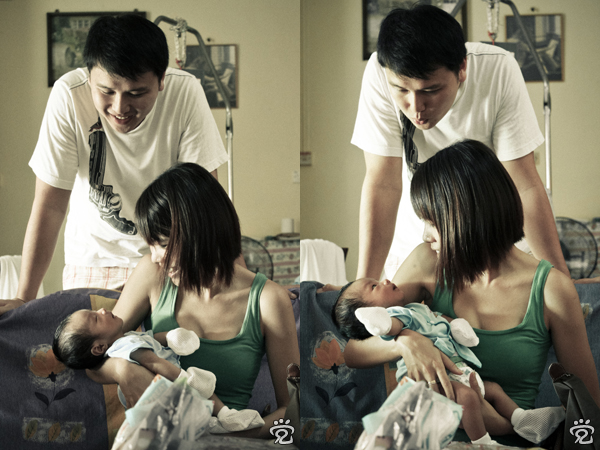 Cindy and Argen with little Chern Cindy and Argen with little Chern