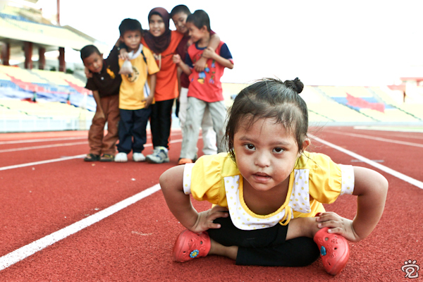 as strong as happy (children at Paralympic Malaysia 2010)