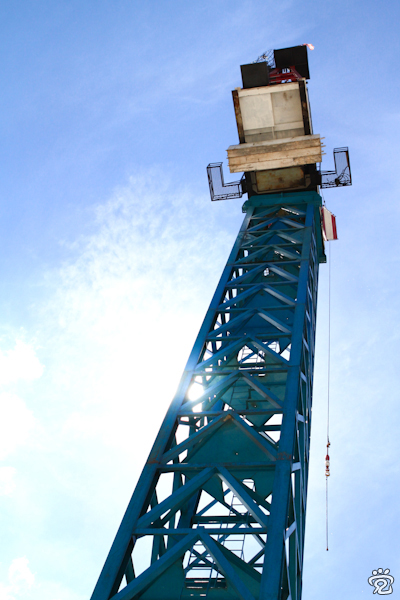 to the top