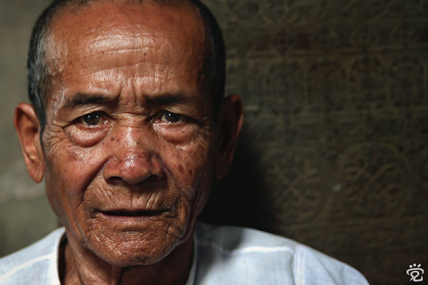 portrait taken in the temple