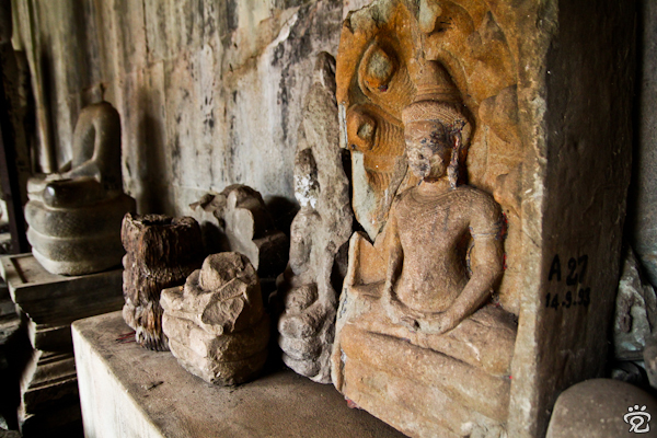 some old statues
