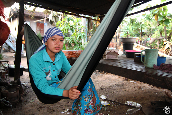 on hammock