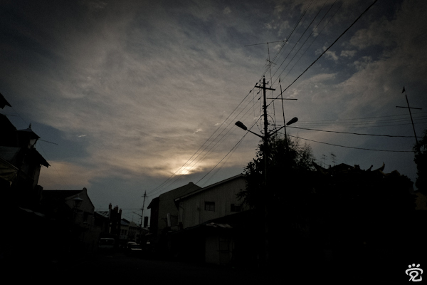 moody evening of Jonker Street