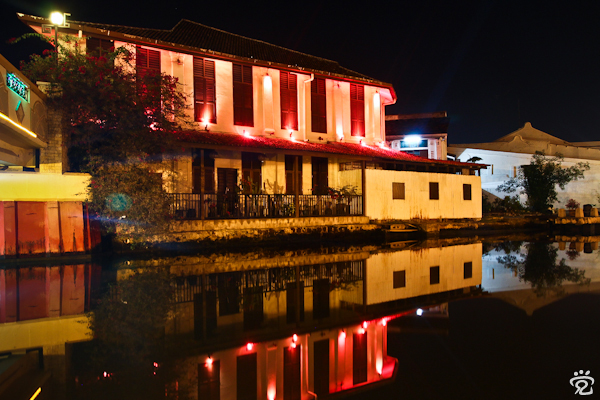 old building by the river of Melaka