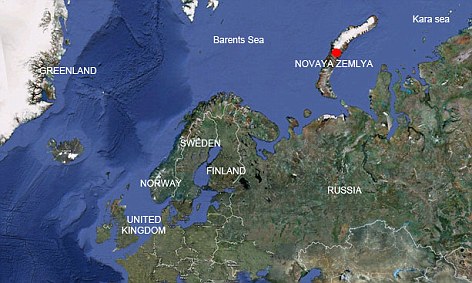 Polar bear habitat: Russia's Arctic archipelago of Novaya Zemlya