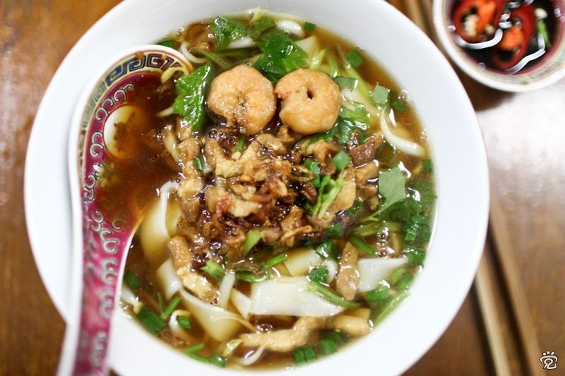 delicious homemade Hokkien noodle by Chris's mom