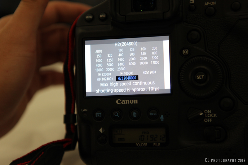 1D X pushing the ISO range to 204800