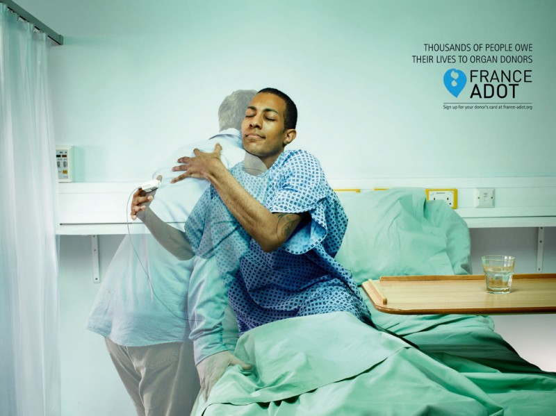 Organ donation advert (google image)