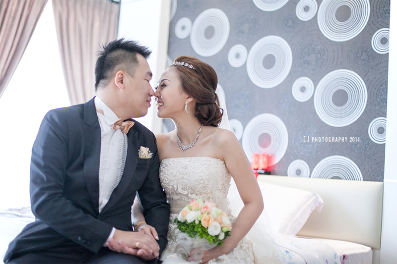 Actual wedding day photography with Eva & Bryan from Melaka