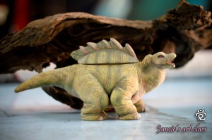 Dinasaur teapot - clay art by Jamie