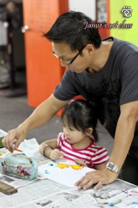 Jamie and his cute daugter Shi Shi