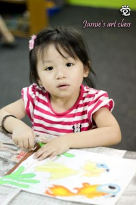 Jamie's daughter, cute little Si Si