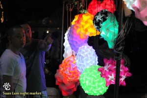 Other tourists were attracted with the lamps