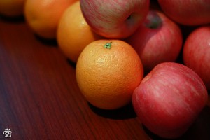 Oranges and apples