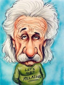 Albert Einstein (image by Tom Richmond)