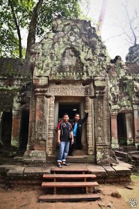 my friends of the trip: Iqbal (left) and Zam