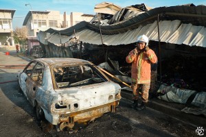 aftermath of fire