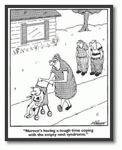 empty nest syndrome (cartoon by John McPherson)