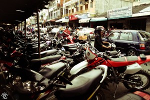 flooded with bikes