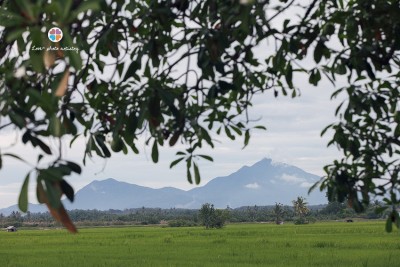 Gunung Ledang sighted from our portrait venue
